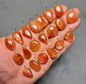 Natural Sunstone Cabochon Loose Gemstone AAA+Quality Gemstones All Shape&Size Are Available Wholesale Price For Jewelry Making - Product Image 2
