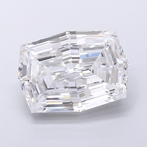 เพชรแล็บทรงแปดเหลี่ยมขนาด 4.22 กะรัต เจียระไนแบบ Step Cut สี D ความสะอาด VVS2 ได้รับการรับรองจาก IGI รูปทรง Emerald - Product Image 3