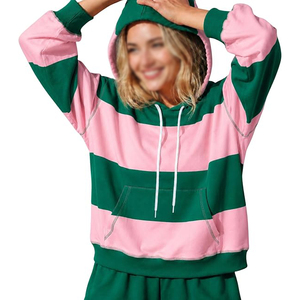 Conjunto de Sudadera con Capucha y Pantalones Cortos de Color Personalizado, Corte Regular, 2 Piezas, Transpirable, Ecológico, para Primavera/Verano - Product Image 2