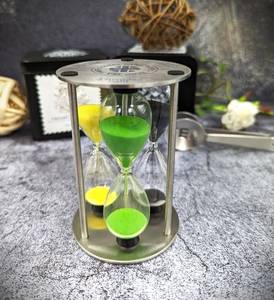 Customized Modern 3 in 1 Stainless Steel Round Shape Tea Sand <b>Timer</b>-Portable & Eco-Friendly - Product Image 4