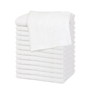 Serviettes de toilette en coton ultra douces à séchage rapide, motif rayé, haute absorption d'eau, pour hôtels, usage sportif, avec logo personnalisé - Product Image 1