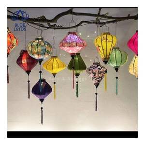 Farol de Seda de Calidad Premium Hecho a Mano, Lámpara Colgante para Decoración de Eventos y Efecto de Iluminación Suave 2026 - Product Image 1