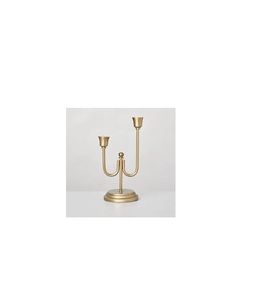 Support de centre de table en métal design pour tables de réception de mariage, décoration de luxe et création d'ambiance aux chandelles - Product Image 6