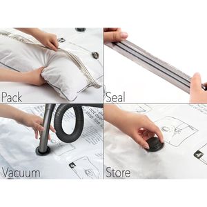 Bolsas de Almacenamiento al Vacío Extra Grandes, Ahorro de Espacio, Sellado por Compresión para Edredones, Mantas, Almohadas, Ropa de Cama (3) - Product Image 3