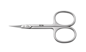 Ciseaux à cuticules professionnels Nghia KD-704, lame aiguisée, acier inoxydable, outil de beauté droit, pour l'élimination des cuticules - Product Image 2