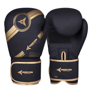 Guantes de Boxeo de Piel Sintética PU Transpirable de Alta Calidad con Logotipo Personalizado, Cierre de Gancho y Bucle para Entrenamiento, Sparring, MMA, Kickboxing, Muay Thai - Product Image 1