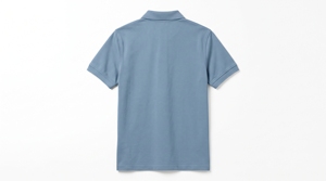 เสื้อโปโลแขนสั้นสีน้ำเงินสำหรับผู้ชาย ปักโลโก้ ผ้าโพลีเอสเตอร์เนื้อพิเก้ ระบายอากาศได้ดี ทรงปกติ สวมใส่สบาย - Product Image 2