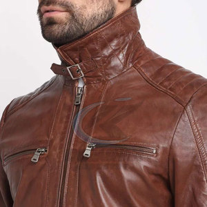 Chaqueta de cuero de oveja para hombre, más vendida, de invierno, Pakistán, mejor calidad, chaqueta de cuero para hombre de invierno - Product Image 5