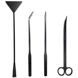 Juego de Herramientas de Acuicultura de Acero Inoxidable de Precisión, Tijeras para Recortar Plantas Acuáticas, Pinzas, Herramienta para Aplanar el Sustrato - Product Image 1