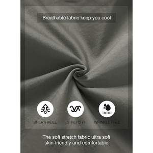 2025 Men's Casual <b>Cargo</b> Shorts Cotton Drawstring Stretch Twill Chino 6 Pockets Summer Beach Style Woven 2XL Size Logo - Product Image 4