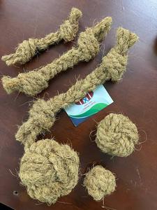 Juguete Masticable de Cuerda de Coco Ecológico para Perros y Gatos, el Más Vendido, Duradero, para el Cuidado Dental, Alivio del Estrés, Entrenamiento, Interior, Cumpleaños/Halloween - Product Image 2