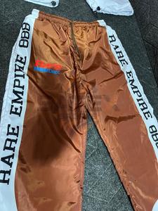 Pantalones de chándal de pana casuales para hombre, cortavientos, de cintura media, con bordado, de peso pesado, transpirables, de secado rápido, OEM - Product Image 5
