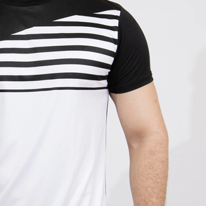 เสื้อยืดผู้ชายเทรนดี้ พิมพ์ลายแบบซับลิเมชั่น โพลีเอสเตอร์ 100% แขนสั้น ลายเรียบ แห้งเร็ว ระบายอากาศดี สวมใส่สบาย ขายดีประจำฤดูร้อน - Product Image 5