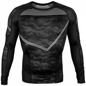 เสื้อรัดกล้ามเนื้อแขนยาวสำหรับผู้ชาย สำหรับกีฬา BJJ MMA ช่วยระบายเหงื่อ เหมาะสำหรับการฝึกซ้อม สไตล์อเมริกาและยุโรป - Product Image 4