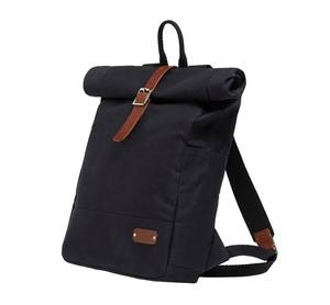 กระเป๋าเป้ผ้าแคนวาสวินเทจแบบม้วนปิดพร้อมฝาปิดด้านบน ความจุ 20-35 ลิตร - Product Image 4