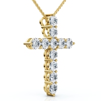 Collier en or 14 carats avec diamant taille cœur de 1,25 carat, 18 pouces, 1 pouce de hauteur, cultivé en laboratoire, vintage, unisexe