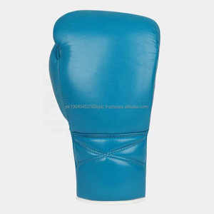 Guantes de boxeo para entrenamiento al aire libre Muaythai MMA Sports Gear Mejor precio Correa de cuero de vaca personalizable hecha de cuero/cuero Pu - Product Image 3