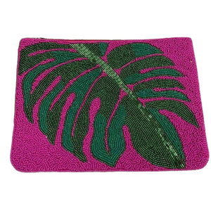 Monedero para mujer hecho a mano con cuentas de semillas, para fiesta, con diseño de oso, artesanía de punto de cruz y bordado, de MD HANDICRAFTS - Product Image 1