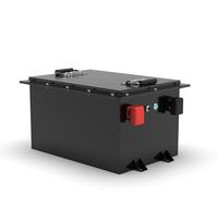 Batterie LiFePO4 étanche 48V 51.2V 50Ah 100Ah 200Ah, batterie au lithium personnalisée pour véhicules automobiles, voiturettes de golf, camping-cars, VTT