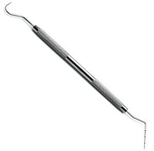 Sonde de détection de calcul dentaire professionnelle manuelle légère avec poignée, outil d'exploration des caries et localisateur de canaux - Product Image 1