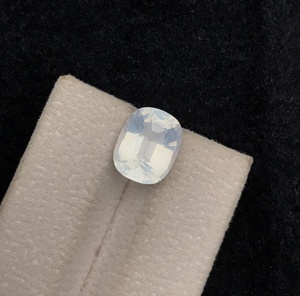 Piedra preciosa de piedra lunar natural, corte cojín, piedra lunar azul suelta para la fabricación de anillos y joyería. - Product Image 2