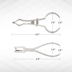 Pinza Perforadora de Goma para Ortodoncia de Acero Inoxidable de Alta Calidad, Instrumentos Quirúrgicos Dentales Manuales Clase II - Product Image 4