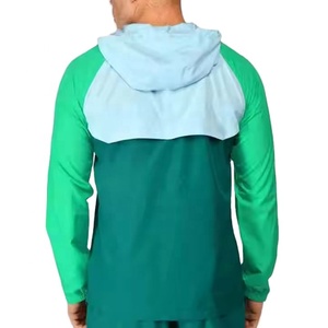 Chaqueta Cortavientos Anorak Deportiva de Alta Calidad con Panel de Color Reflectante Personalizado, Transpirable, Talla Grande para Hombre - Product Image 2