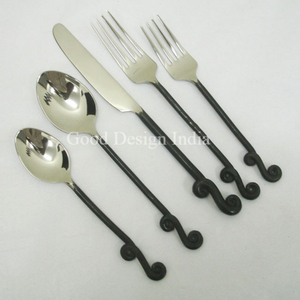 Stainless Steel Eco Friendly Modern <b>Flatware</b> <b>Sets</b> for Everyday Use High Mirror Polish for Wedding Rental and Luxury Hotels - Product Image 3