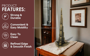 Metal Overseas Statue of Burj Khalifa Dubai Table <b>Top</b> Decor 13 CM Durable Washable India Supplier - Product Image 3