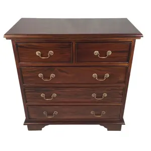 Meuble de bureau en bois à roulettes 3 tiroirs avec impression couleur bois, conteneur de piédestal de bureau
