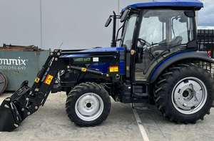 Tracteur automatique 4x4 9LOVOL M554 TB-2 55 CV avec cabine, chargeur frontal, pompe essentielle, engrenage, moteur, boîte de vitesses, roulement - Product Image 2