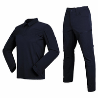 Ensemble de vêtements tactiques professionnels respirants sur mesure, veste extensible pour agents de sécurité, pantalon cargo, badge brodé, camouflage
