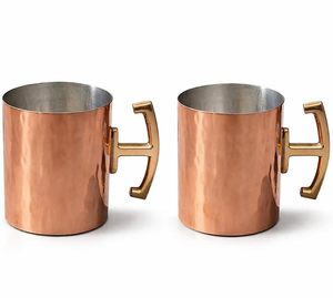 Artisan Copper Moscow Mule <b>Mugs</b> Created For Refreshing Cocktails Stylish Drinkware For Kitchen Bar And Dining Events - Product Image 1