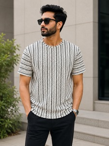 Nueva Camiseta Polo a Rayas de Polialgodón para Hombre, Cuello Polo, Manga Corta, Logotipo Personalizado Disponible al Mejor Precio - Product Image 5