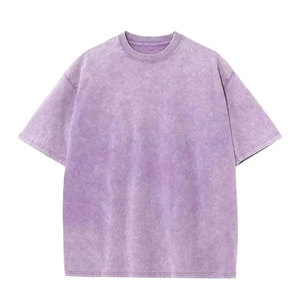 เสื้อยืดโอเวอร์ไซส์ผ้าฝ้ายหนานุ่มสไตล์วินเทจทรงหลวมใส่สบายแขนสั้นสำหรับผู้ชายและผู้หญิง ทนทาน - Product Image 4