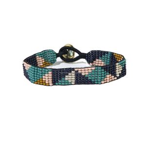 Pulsera de Cuentas Tejidas a Mano Personalizada, Estilo Boho Indio, Unisex, Miyuki, con Cierre Ajustable - Product Image 1