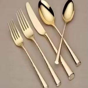 Juego de Cubiertos Modernos de Acero Inoxidable Plateado para Comedor, Colección de Cuchillos, Tenedores y Cucharas Pulidos - Product Image 3