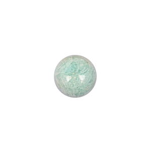 Boule de pierre précieuse amazonite naturelle de 25 mm, lisse et ronde, pierre en vrac pour la fabrication de bijoux - Product Image 1