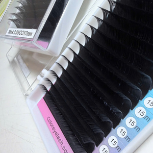 Extensiones de Pestañas de Volumen Completo de Pelo Sintético Nhu Y al por Mayor, Acabado Mate, 4-25mm, Bandeja Profesional Hecha a Mano con Logotipo Personalizado - Product Image 3