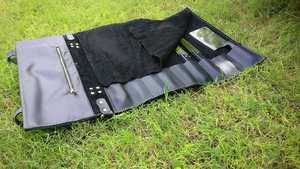 Bolsa de Transporte para Utensilios de Cocina Plegable, Impermeable, Portátil, de Cuero, para Cuchillos, Estuche para Cuchillos de Chef, LKR-0348 - Product Image 2