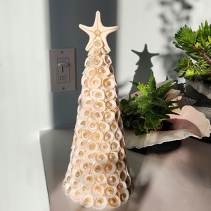 Décorations de Noël en forme de coquillages, prix de gros, artisanat de coquillages, arbres de Noël en coquillages. - Product Image 1