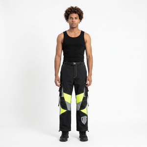 Pantalon cargo technique personnalisé pour homme, patchwork, 120 g/m², nylon ripstop, coupe large, ample, imperméable, pantalon de sport, XS, vêtements de sport OEM - Product Image 1