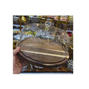 Elegant Glass <b>Cake</b> Dome <b>Cover</b> for Wedding Dessert Party - Product Image 6