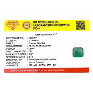 Synthetic Zambian Emerald 8.8 Carat Loose Gemstone-Emerald Cut Pear & Oval Shapes for Fine Jewelry - Product Image 4