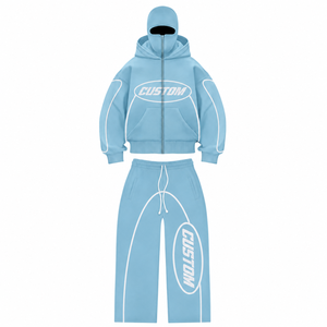 Ensemble de survêtements oversize pour hommes, style streetwear boxy, pour les détaillants de mode américains - Product Image 3
