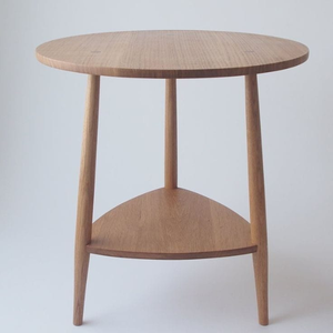 Mesa de Centro Redonda Decorativa Moderna de Madera Maciza de la Mejor Calidad de Java Central, Indonesia - Product Image 1