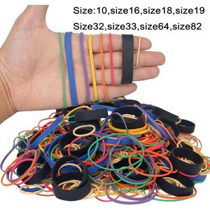 Élastiques multicolores de tailles variées, 0,5 lb, fournitures de bureau et domestiques, y compris les tailles 10, 16, 18 # 19 # 32 # 33 - Product Image 4