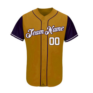 เสื้อเบสบอลพิมพ์ลายซับลิเมชั่นคุณภาพสูงราคาส่ง ขายดี สไตล์ใหม่ เสื้อเบสบอลพิมพ์ลายเย็บติด - Product Image 1