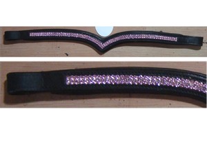 Cintas para la frente de cuero de la mejor calidad, diseño personalizado, accesorios ecuestres para caballos, precio al por mayor, cintas para la frente de brida. - Product Image 3