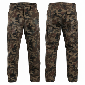 Pantalones Cargo de Camuflaje Personalizados, Fabricante de Ropa de Trabajo Ligera para Exteriores, Pantalones Casuales con Múltiples Bolsillos, Pantalones de Protección - Product Image 3